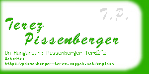 terez pissenberger business card